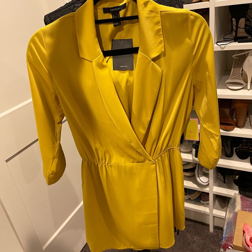 Forever 21 Blazer Romper Dress